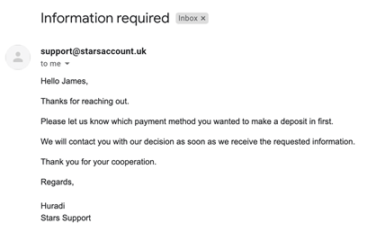 PokerStars Customer Support