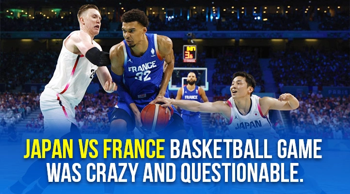 japan vs france basketball game controversy in olympics