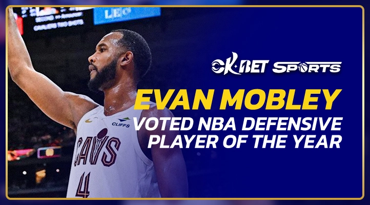 image of basketball player evan mobley wins nba dpoy